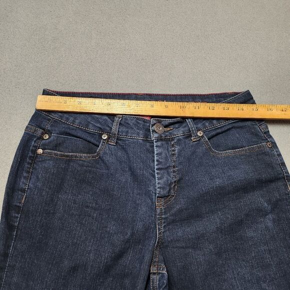 Liverpool Jeans Company Women's Sadie Straight Leg Jeans - Dark Blue Sz 10/30 - Picture 13 of 15